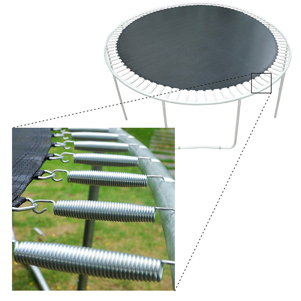 Yescom Trampoline Spring 5.5in 7in 8.25in Options Galvanized Steel Image