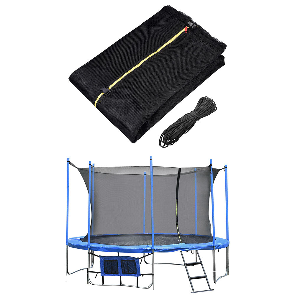Yescom 15' Trampoline Net Enclosure Safety, 4 Arch/8 Poles Image