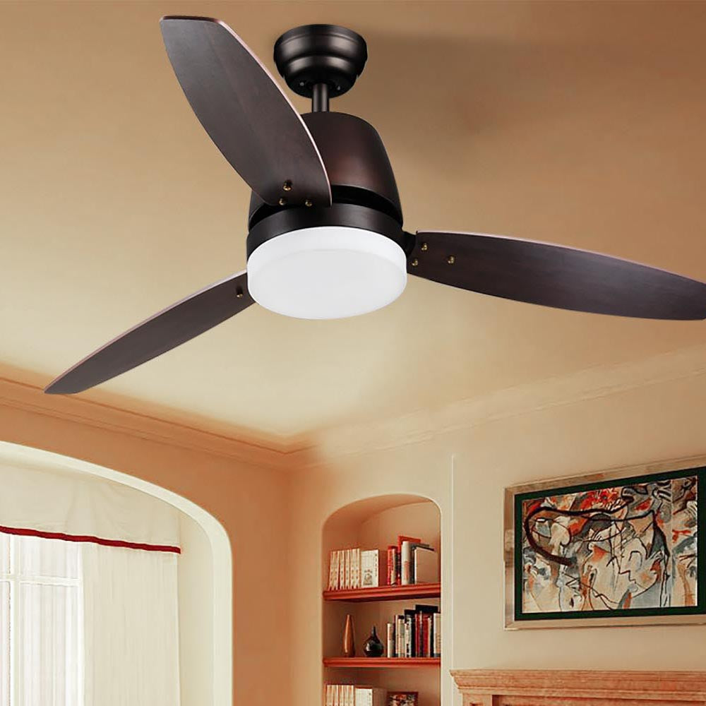 Yescom 52" Ceiling Fan with LED Light & Remote 3 Blades