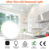 DELight LED Canless Light Recessed Ceiling Light w/ Driver 18W 1440LM