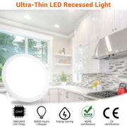 Yescom LED Canless Light Recessed Ceiling Light w/ Driver 18W 1440LM Image