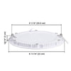 DELight LED Canless Light Recessed Ceiling Light w/ Driver 18W 1440LM