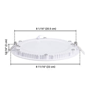 Yescom LED Canless Light Recessed Ceiling Light w/ Driver 18W 1440LM Image