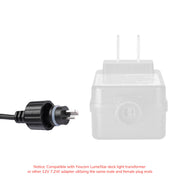 Yescom 12V Adapter Connector Cable for LED Deck Light Image