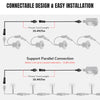 Yescom 12V Adapter Connector Cable for LED Deck Light