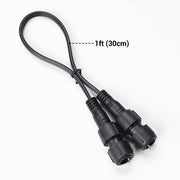 Yescom Rope Light Connectors for LED 120V 2 Pin 13mm, 1.2ft Wire-shape Image