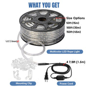 Yescom LumeVine Commercial Rope Light - 120V, 1/2"(13mm), RGB Image
