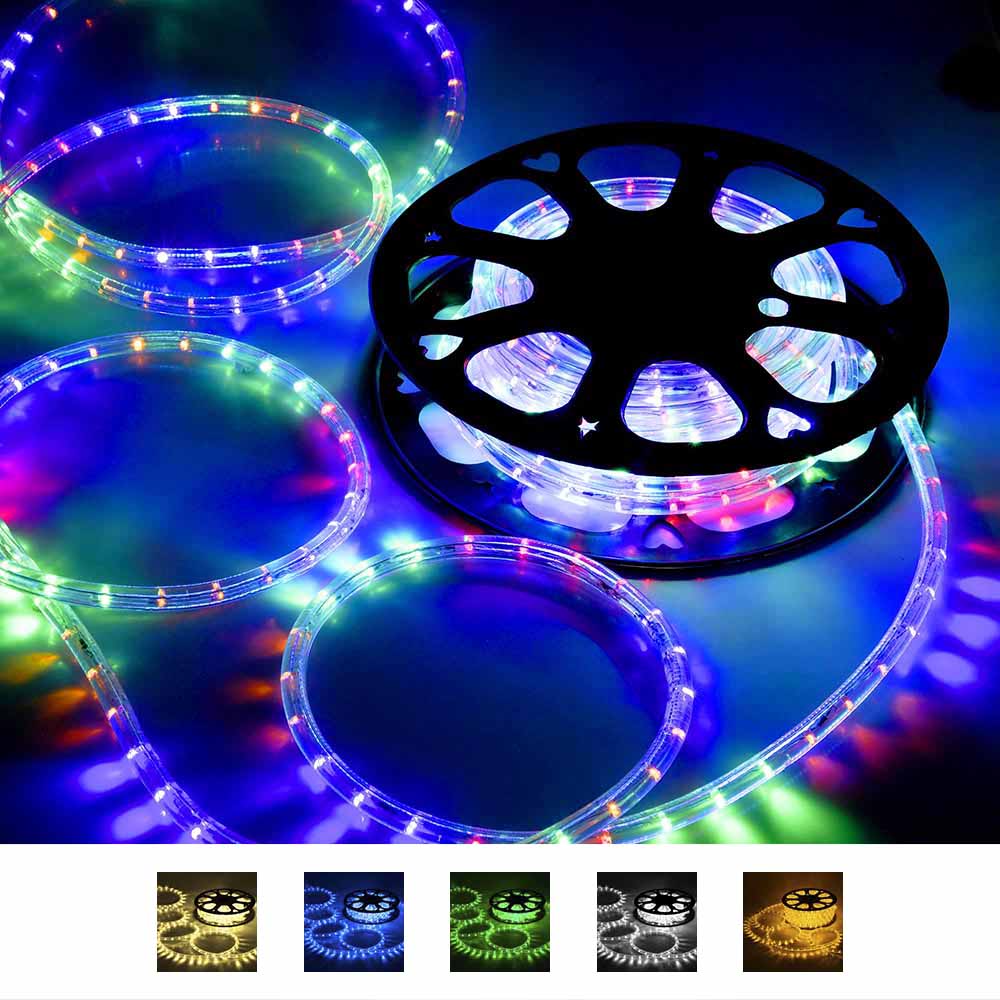 DELight LED Rope Light Outdoor Waterproof 50ft – yescomusa