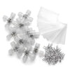 DELight Rope Light Connectors for LED 120V 2 Pin 13mm