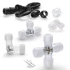 DELight Rope Light Connectors for LED 120V 2 Pin 13mm