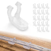 Yescom PVC Christmas Lighting Wall-Mounting Clips 1/2" 50 Pcs