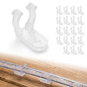 Yescom PVC Christmas Lighting Wall-Mounting Clips 1/2