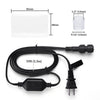 Yescom Adapter for LED Rope Light 120V 2 Pin 13mm