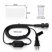 Yescom Adapter for LED Rope Light 120V 2 Pin 13mm Image