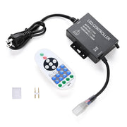 Yescom 110V LED Controller & RF Remote for Neon Rope Light 2700K, 1-way Image