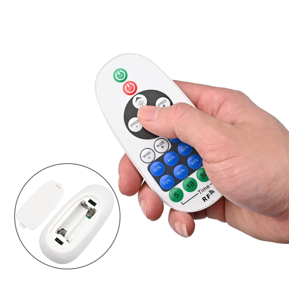 Yescom LED Controller RF Remote for Neon Rope Light Warm White Image