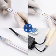 Yescom 110V LED Controller & RF Remote for Neon Rope Light 2700K Image
