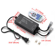 Yescom 110V LED Controller & RF Remote for Neon Rope Light 2700K Image