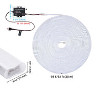 Yescom Flex LED Neon Rope Light Warm White RF Remote Image