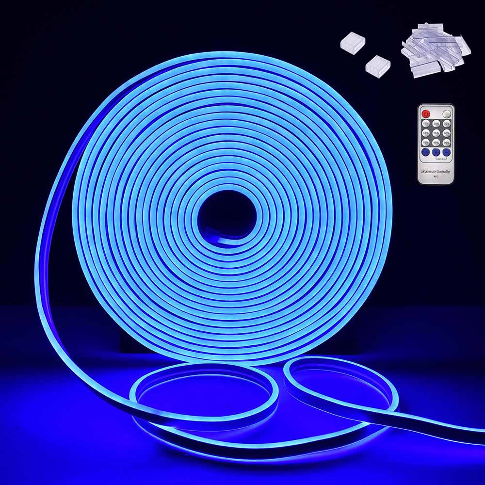 Yescom Flex LED Neon Rope Light 50ft, Blue Image