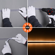 Yescom 3ft 9/16in. Plastic U-Channels Set(5) - For 2700K Neon Rope Lights Image