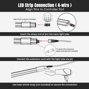 Yescom BiLume RGBW Neon Rope Light App & RF Control 120V Outdoor IP65 Image