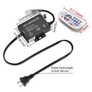 Yescom 110V LED Controller & RF Remote for Neon Rope Light RGBW Image