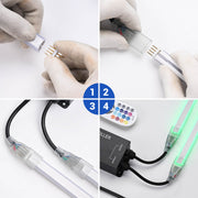 Yescom 110V LED Controller & RF Remote for Neon Rope Light RGBW Image