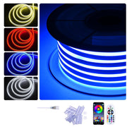 Yescom BiLume RGBW Hardwire Neon Rope Light App & RF Control 120V 100ft Image