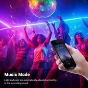 Yescom BiLume RGBW Hardwire Neon Rope Light App & RF Control 120V 100ft Image