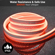 Yescom BiLume RGBW Hardwire Neon Rope Light App & RF Control 120V 100ft Image