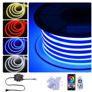 Yescom RGB Rope Light Flexible App & RF Control