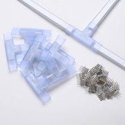 Yescom LED Neon Splice Kit 4-Wire Connectors & Pins 10-Set 18x8mm, T-shape Image