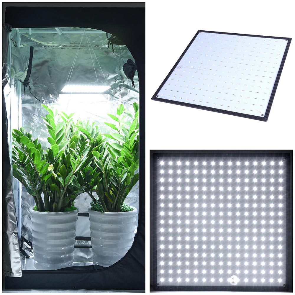 Yescom 22w LED Grow Light Panel Indoor Growing 225 Ultrathin White Image