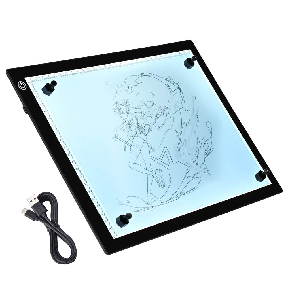 Yescom LED Tracing Stencil Board 14in A4 Adjustable Brightness Image