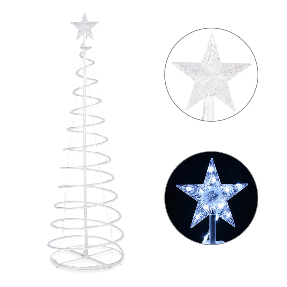 Yescom 5' Lighted Spiral Christmas Tree USB Powered Image