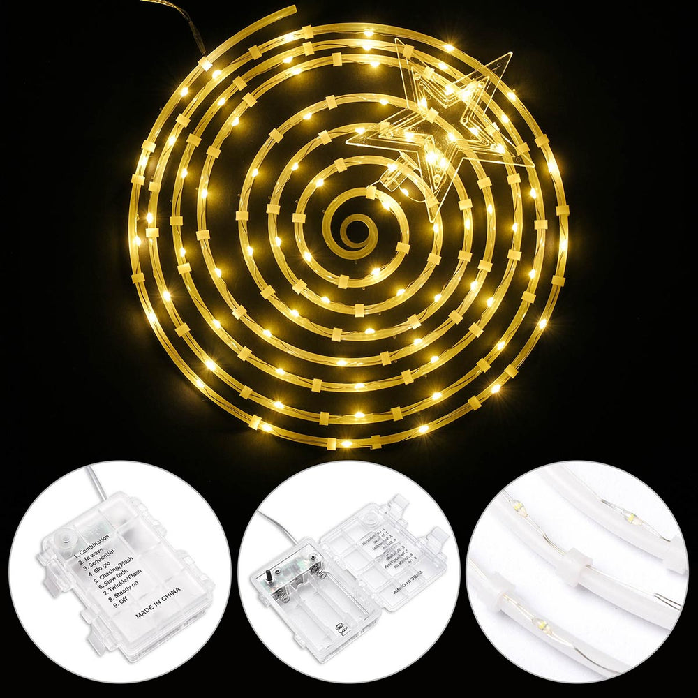 Yescom 2' Pre-Lit Spiral Christmas Tree Battery Operated Image