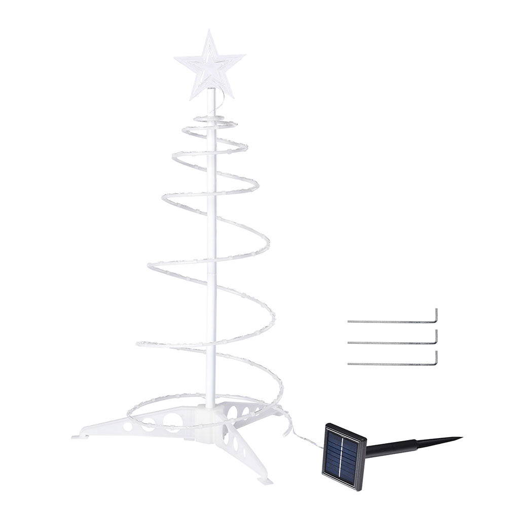 Yescom 2' Pre-Lit Spiral Christmas Tree Solar Operated Image