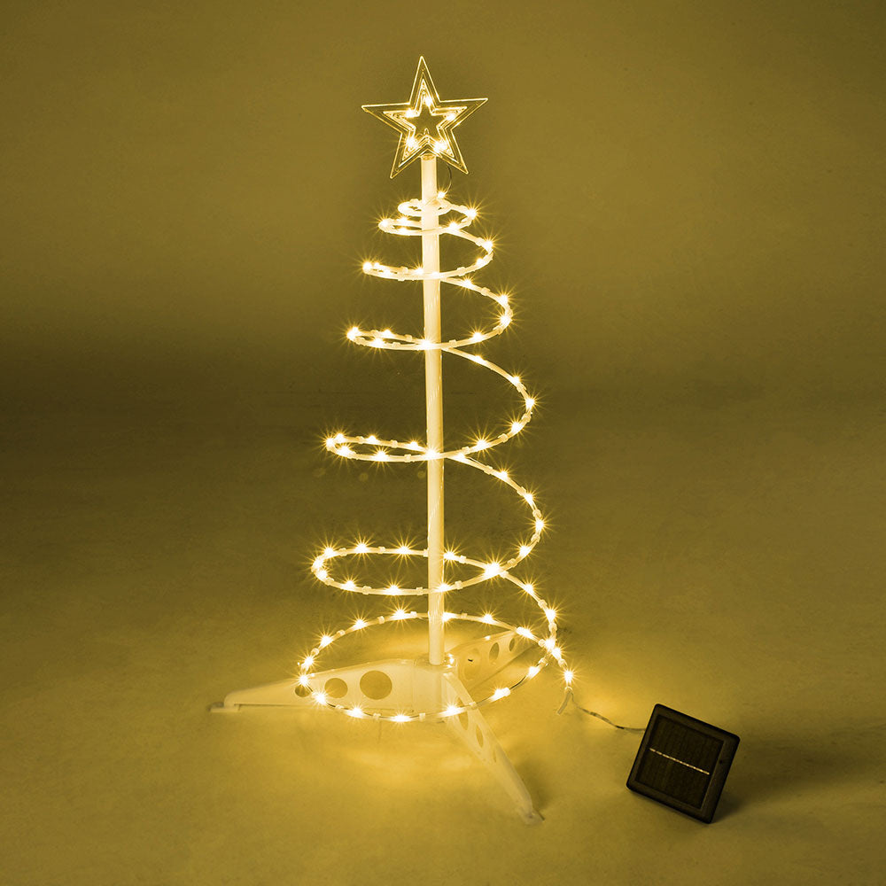 Yescom 2' Pre-Lit Spiral Christmas Tree Solar Operated