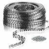 Yescom 328ft 8x11mm Stainless Steel Flexible Clip Channel - For RGBW Neon