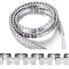 Yescom 328ft 8x11mm Stainless Steel Flexible Clip Channel - For RGBW Neon