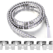 Yescom 328ft 8x11mm Stainless Steel Flexible Clip Channel - For RGBW Neon Image
