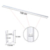 Yescom Aluminium LED Channel Track 6x10mm for 2700K Neon Rope Light