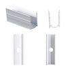 Yescom Aluminium LED Channel Track 6x10mm for 2700K Neon Rope Light