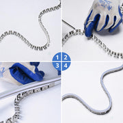 Yescom 328ft 8x11mm Stainless Steel Flexible Clip Channel - For RGBW Neon Image