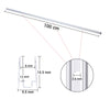 Yescom Aluminium LED Channel Track 8x12mm for RGB Neon Rope Light