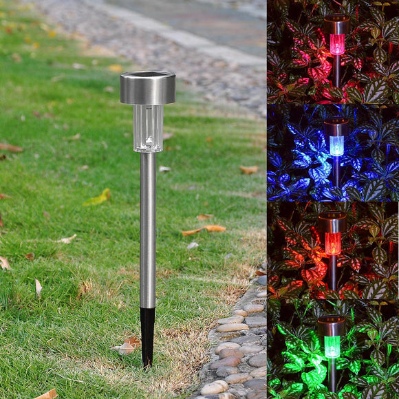 Yescom 6ct/pk Solar Outdoor Lights Multicolor Yard Lamps Image