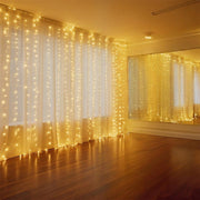 Yescom Curtain Fairy Lights 8-modes Lights Changing Image