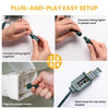 Yescom 110V Commercial String Lights Mini 5mm Xmas Lights 200ft - (4x)50ft