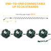Yescom 110V Commercial String Lights Mini 5mm Xmas Lights 200ft - (4x)50ft